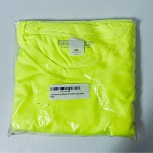 Driequip Dri-Fit All Sport Neon Yellow Short Sleeve T Shirt~ Size 2 XLarge New